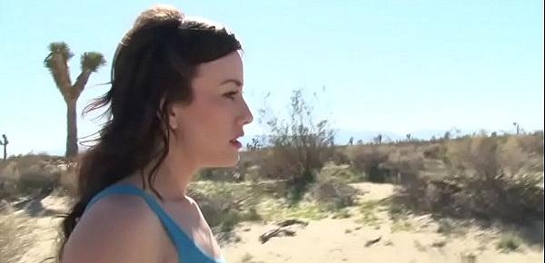  Jennifer White Decided to have sex on a walk